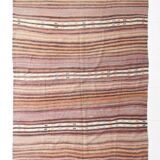 168x217 Tile Color Kilim Rug, Livin Room Rug, 6x7 Antique Vintage Kilim