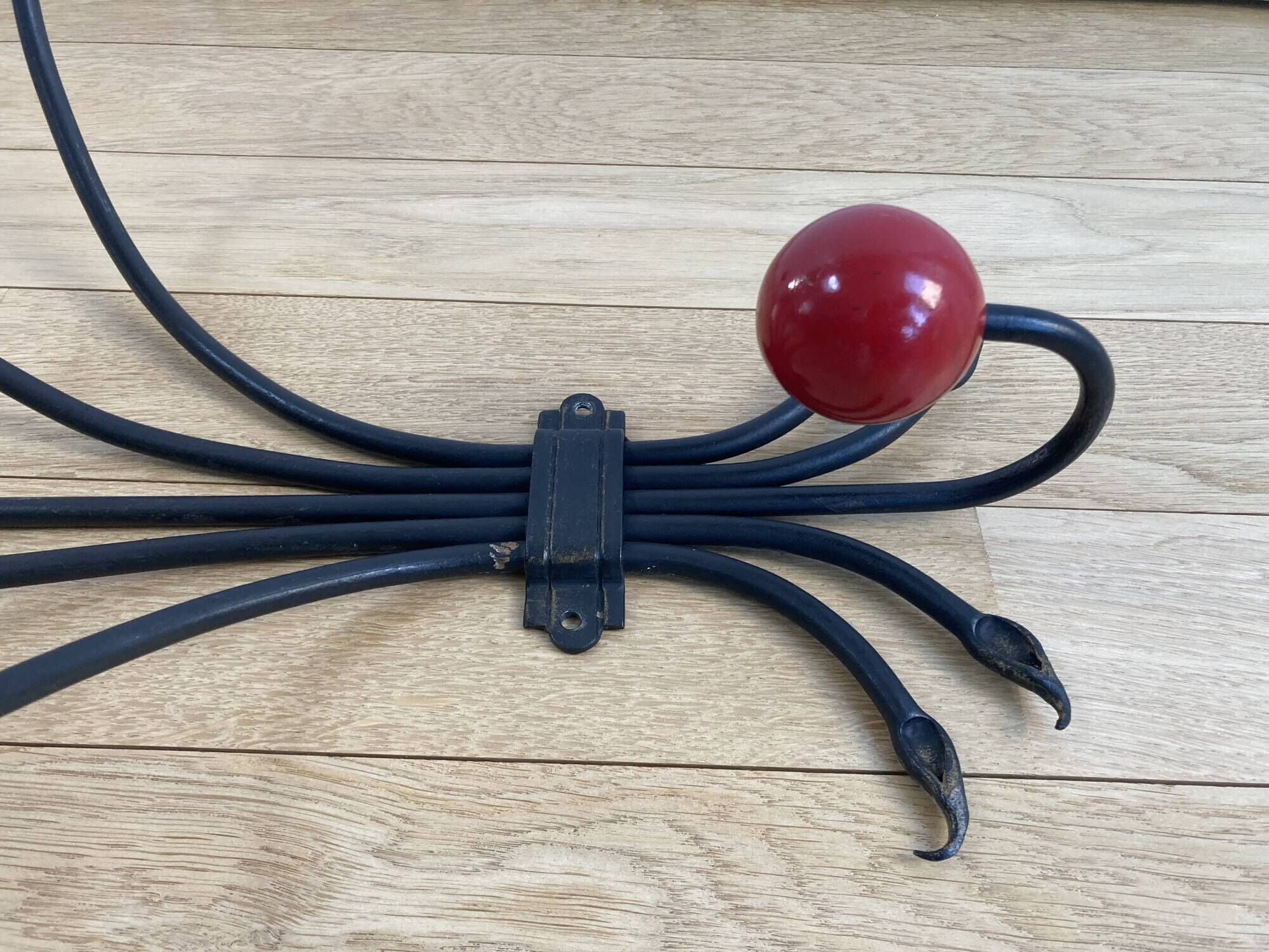 Vintage wall coat rack from the 50s