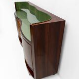 Vittorio Dassi Mid-Century Modern Italian Cabinet Bar, 1950s