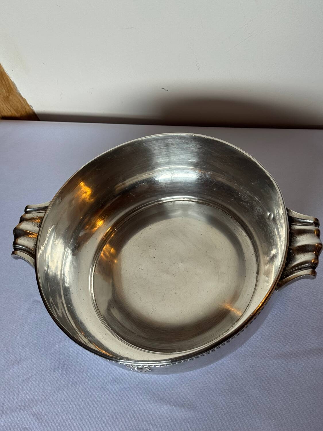 20th Century Silver-Plated Metal Compote/Cup