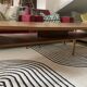Table basse scandinave des années 80