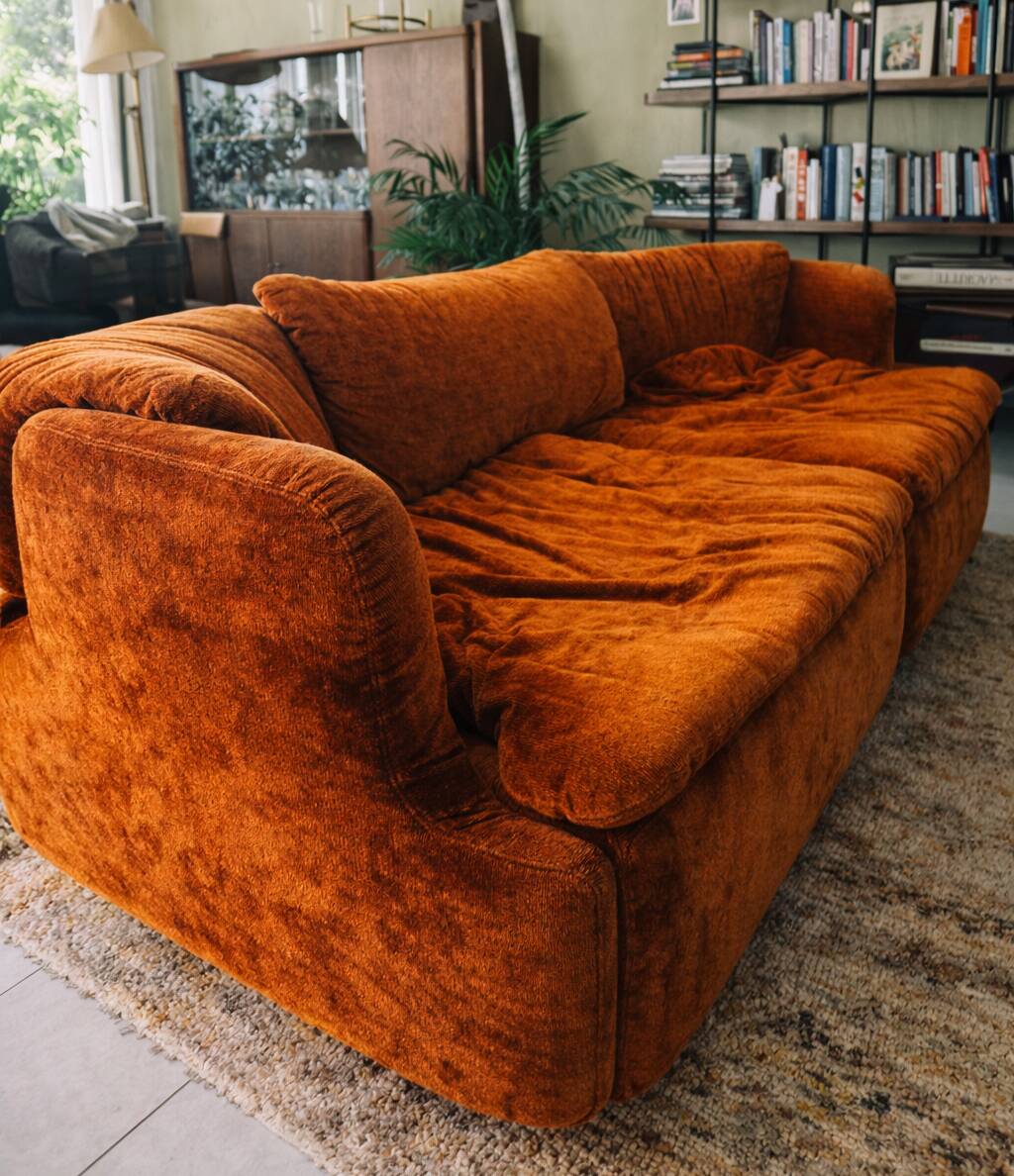 Confidential Canapé by Alberto Rosselli for Saporiti, 1970s
