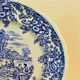 Five English porcelain style table plates