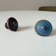 Pair of antique cast iron furniture handles
