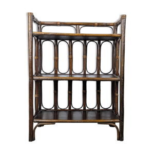 Étagère en rotin 3 - niveaux