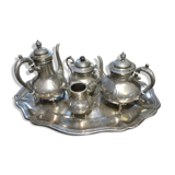 Coffee set fine silver plated metal XlXeme
