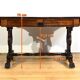 Table, bureau à volets en palissandre massif, époque Restauration, début XIXème