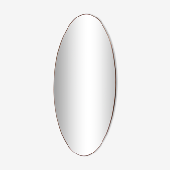 Miroir ovale au design italien