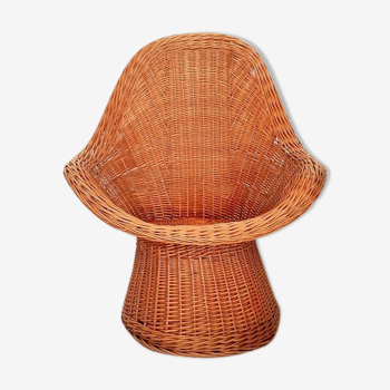 Adult armchair easy flesh rattan