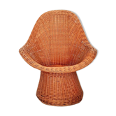 Adult armchair easy flesh rattan