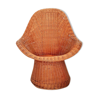 Adult armchair easy flesh rattan