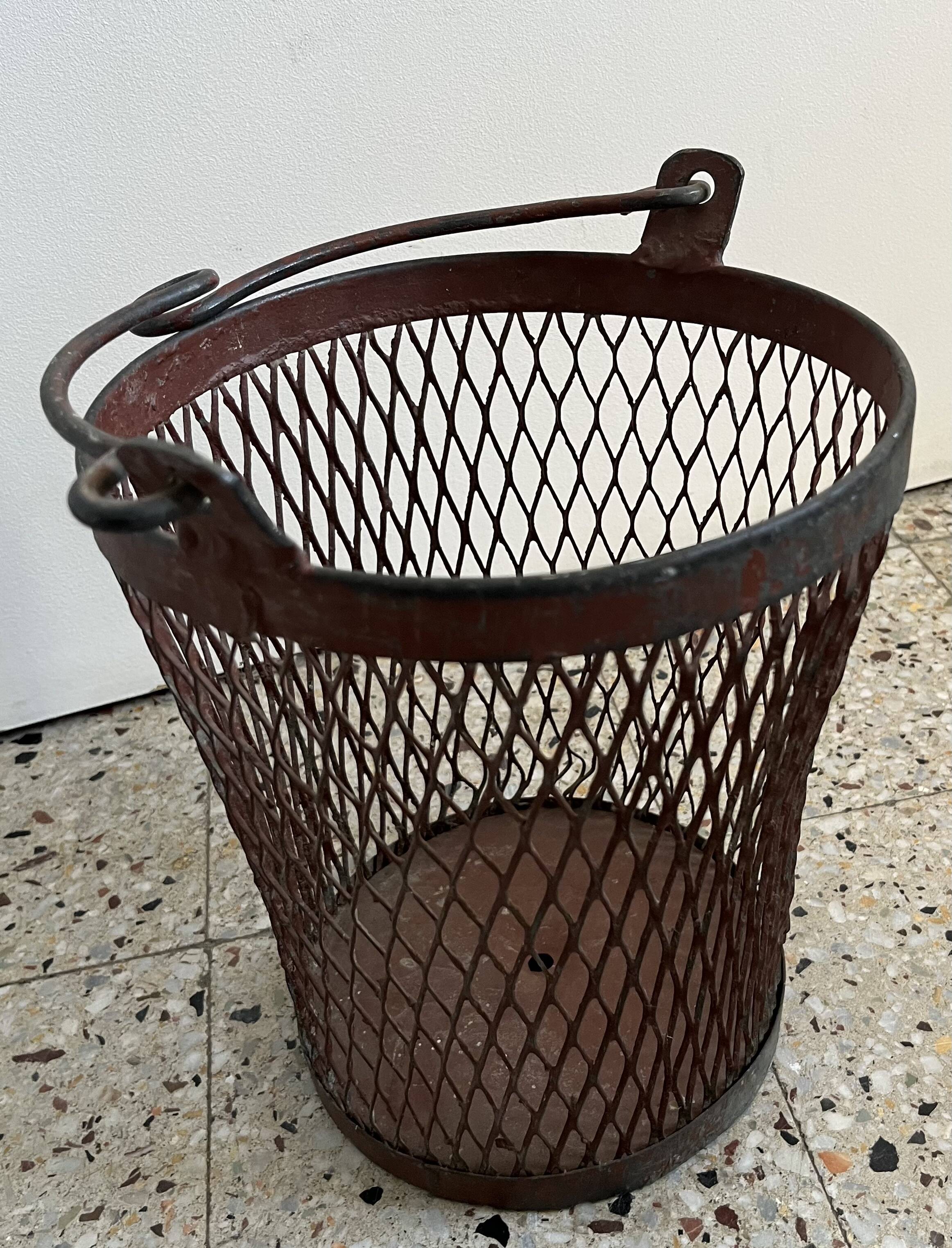 Old coal basket