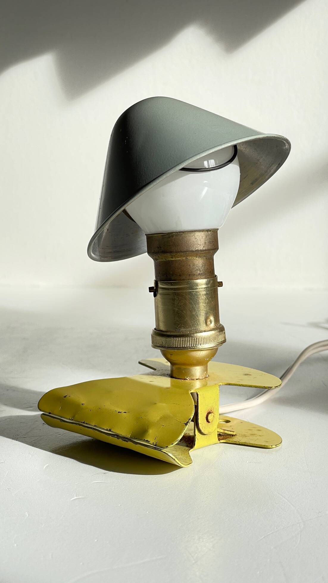 Vintage mushroom spotlight lamp