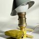 Vintage mushroom spotlight lamp
