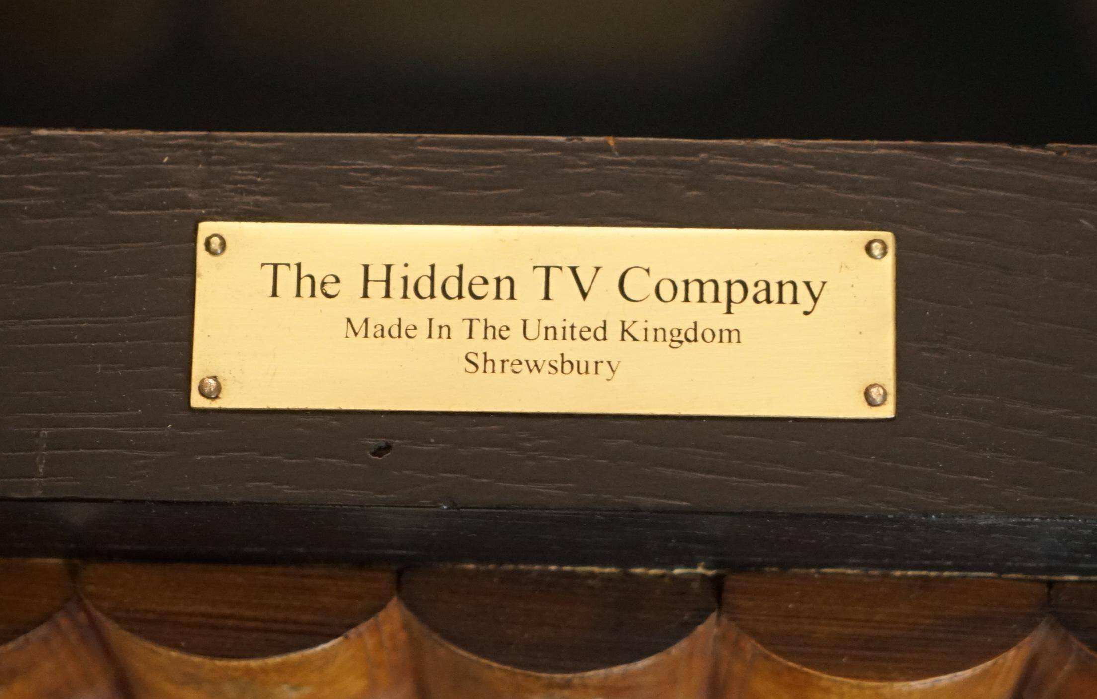 TV Unit with Book Front The Hidden TV Company - Victorian Style