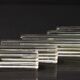 Lot of 6 Mid Century Chekoslovakia Crystal Knife Rests