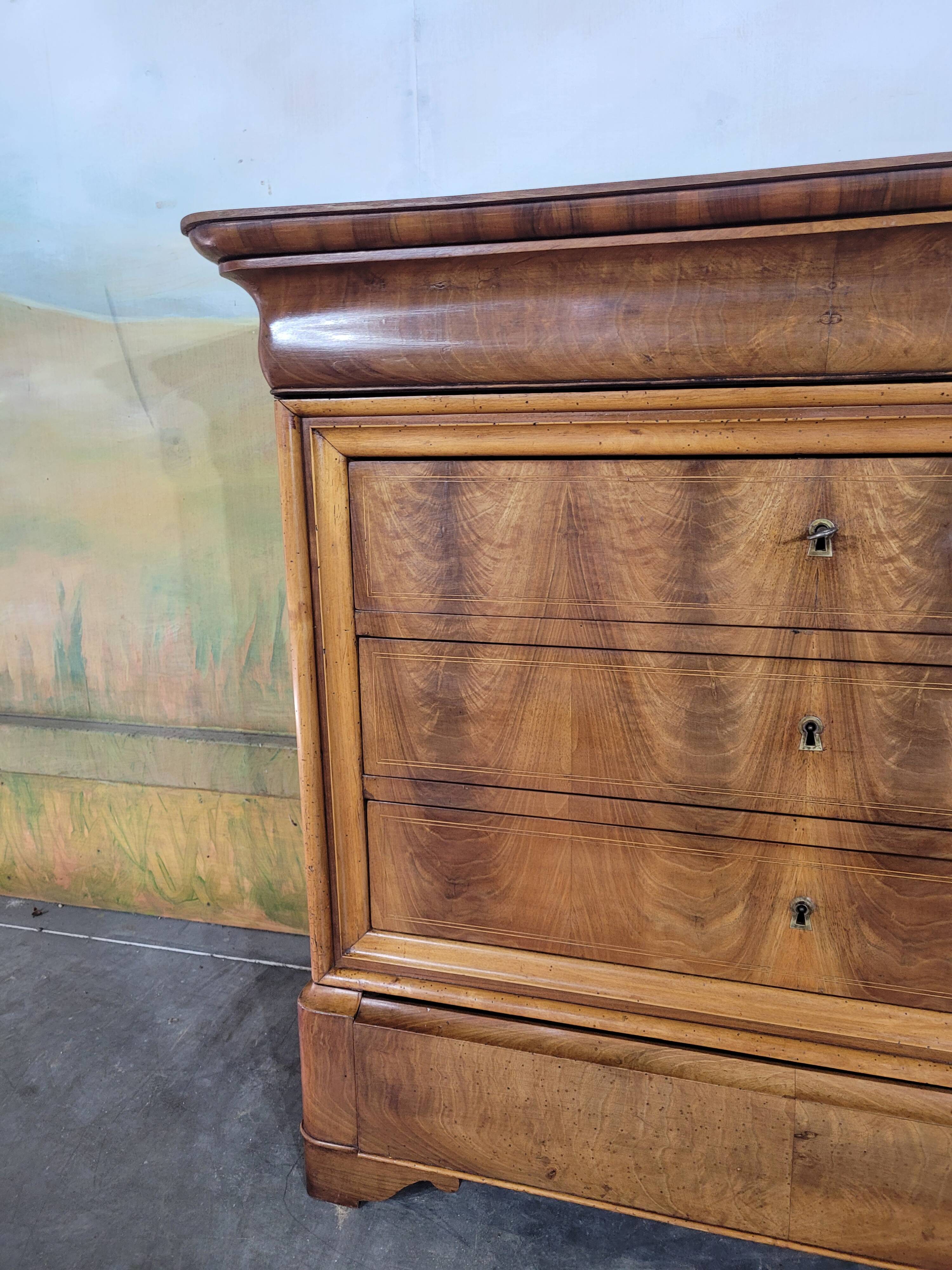 Small Louis Philippe chest of drawers