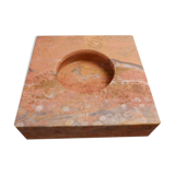 Pink marble ashtray