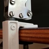 80 years white metal architect lamp