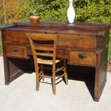 Office furniture, old glove maker's table.