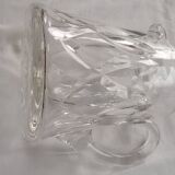 Carafe, crystal pitcher signed Saint Louis