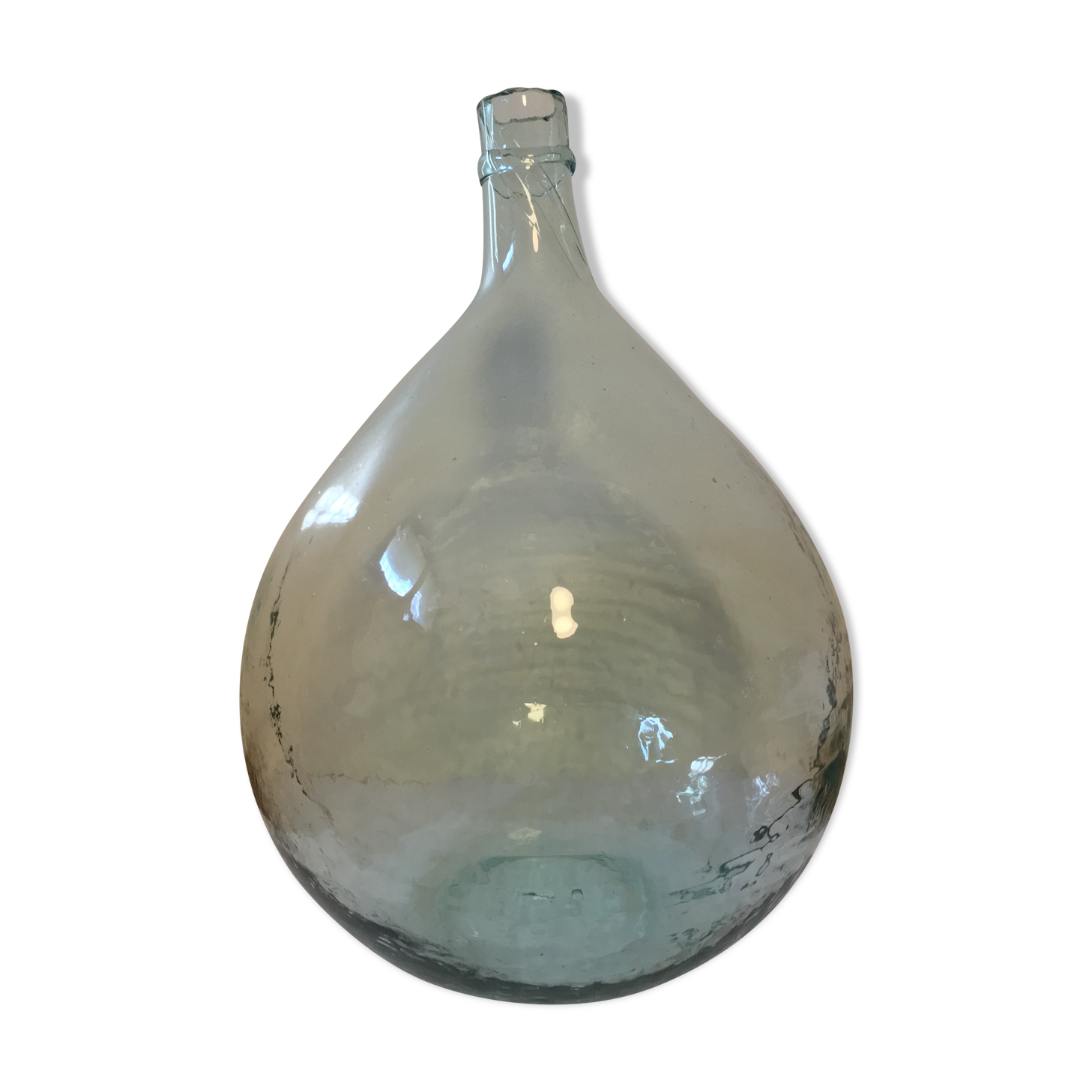 Old demijohn XIX 12 litres blue