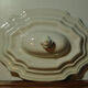 Vegetable soup tureen lid Moustiers 18th century South France