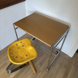 USM Haller desk / trolley with wooden top
