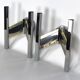 Pair of brass and chrome sconces from Sciolari 70