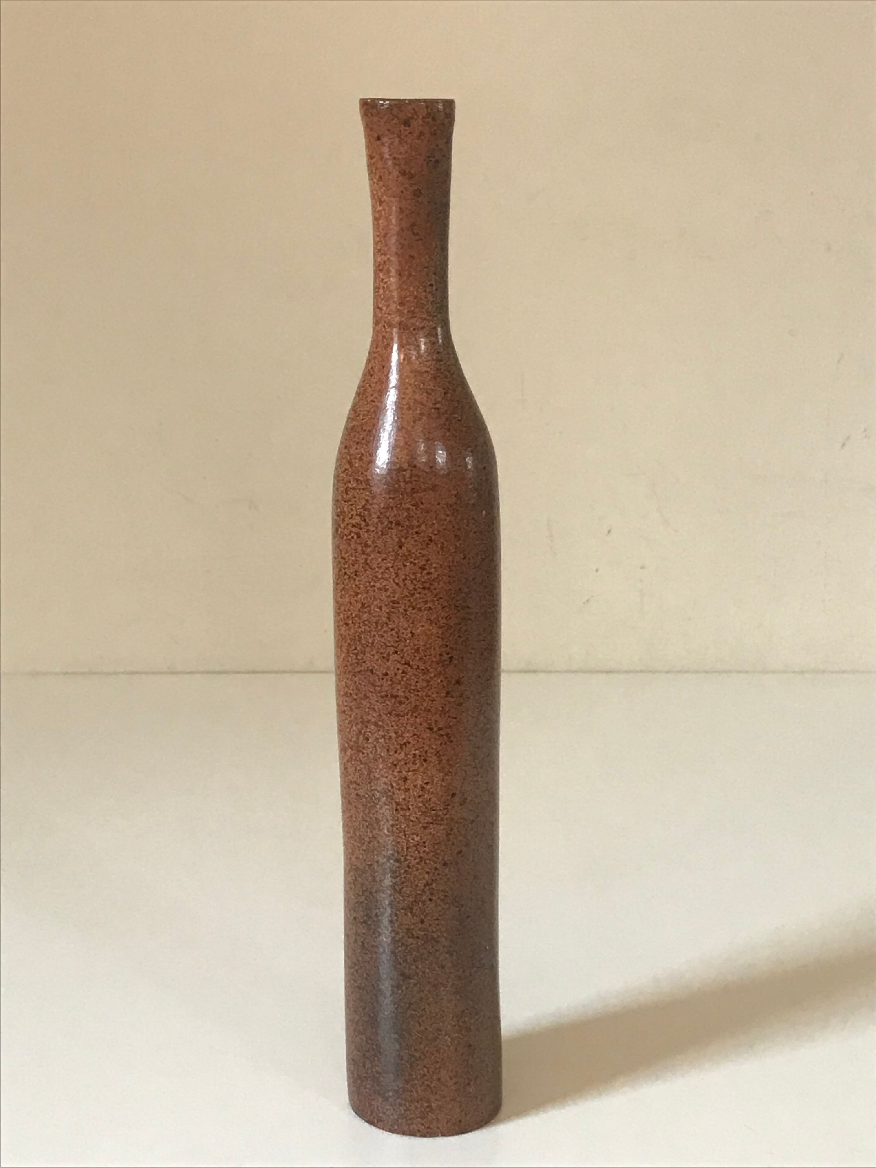 Vase soliflore neck fine vintage design years 70