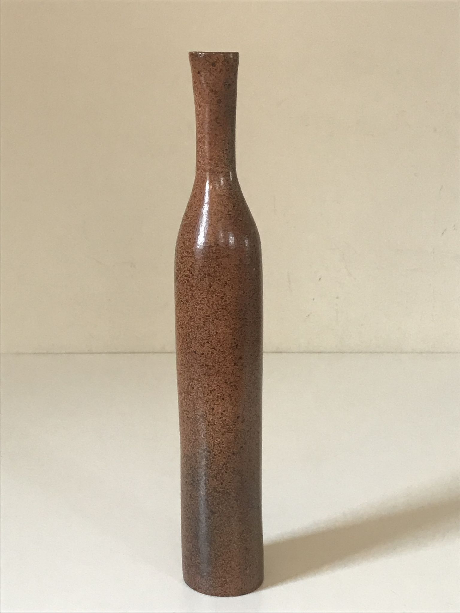 Vase soliflore col fin vintage design annees 70