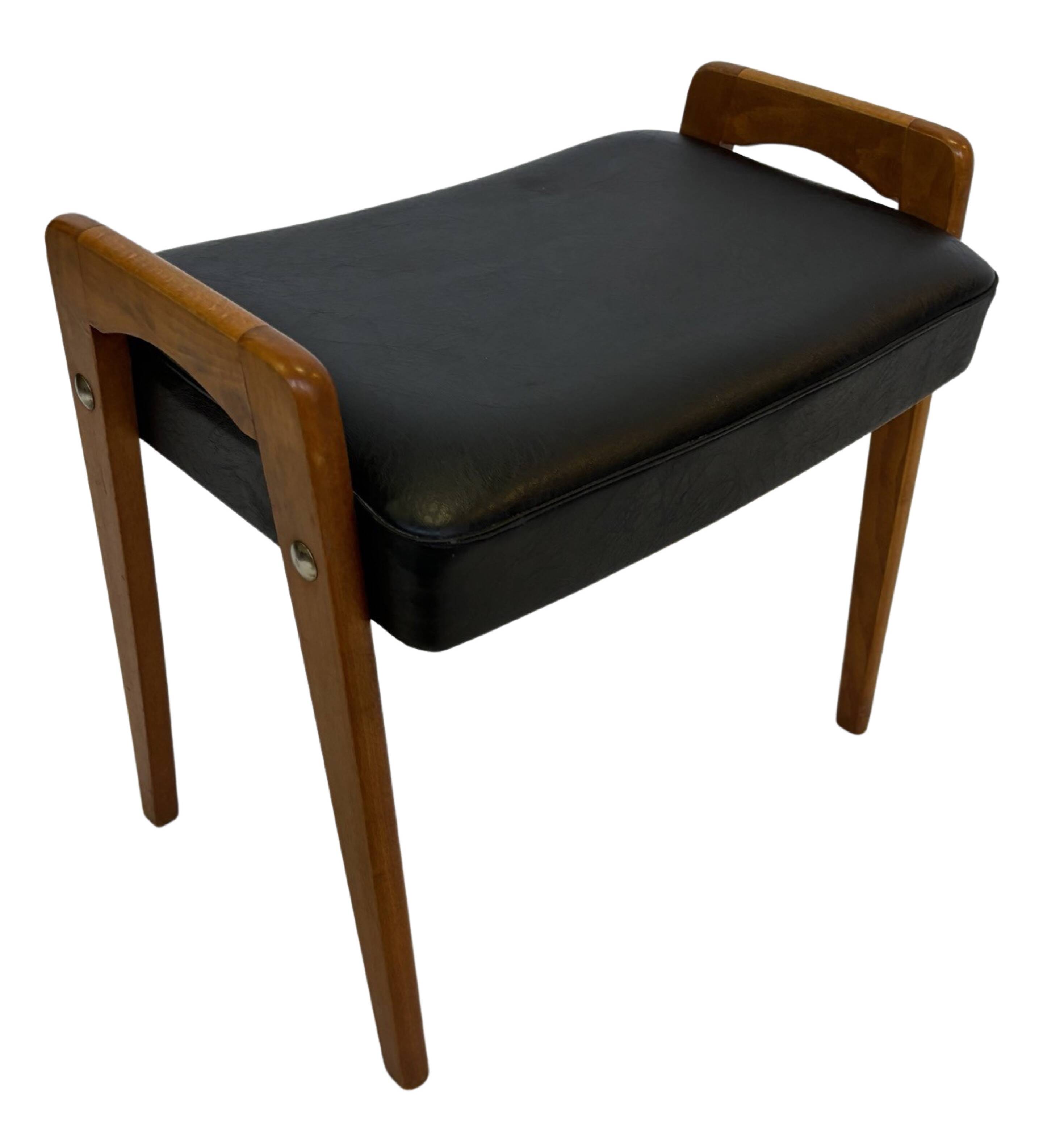 Vintage Footstool Ottoman Danish Design 1960s