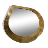 Mirror edge brass drop shape