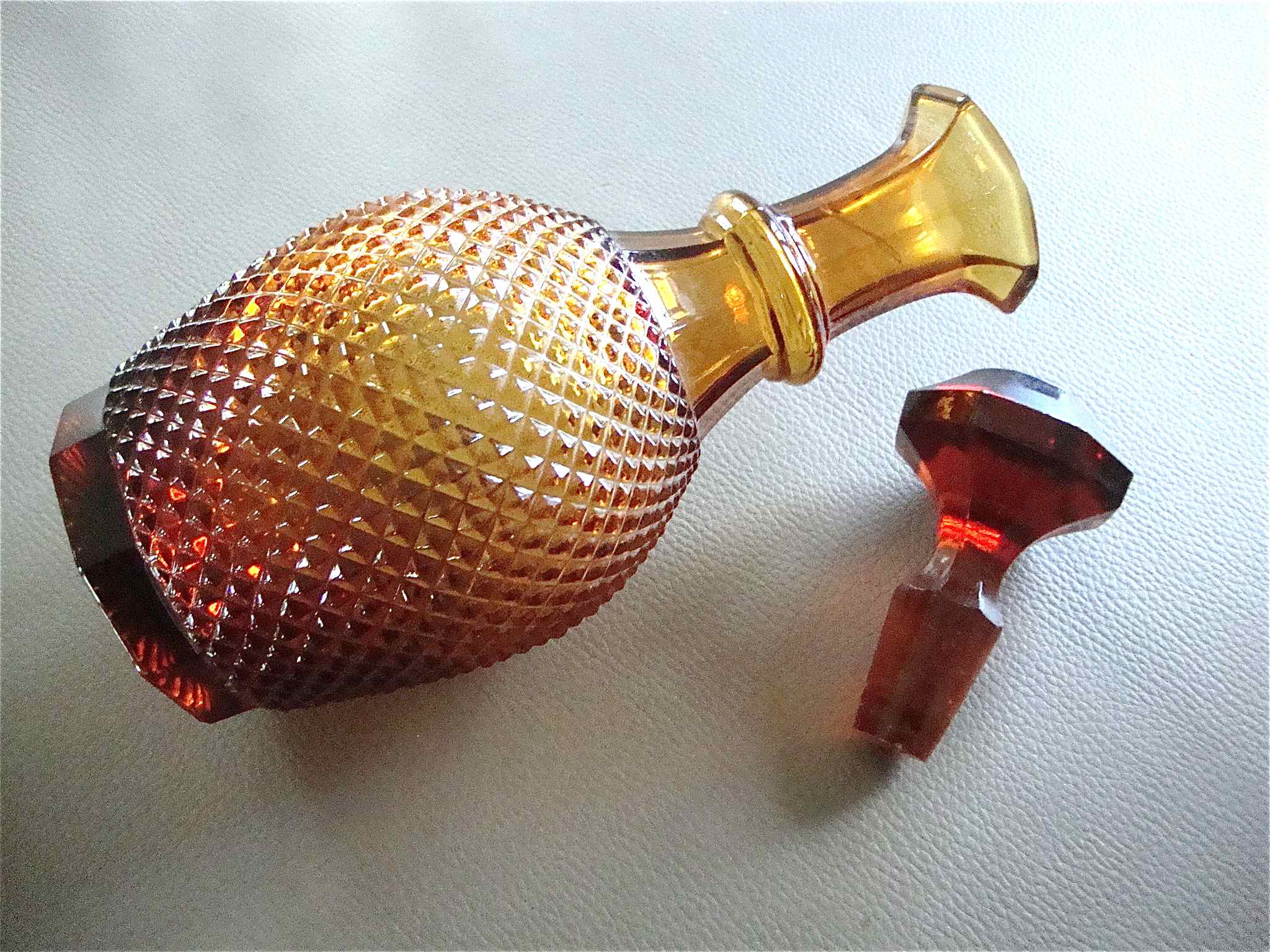 Amber carafe 60s