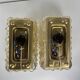 Tynell "Bubble" Limburg 1960s vintage Germany wall lights x2