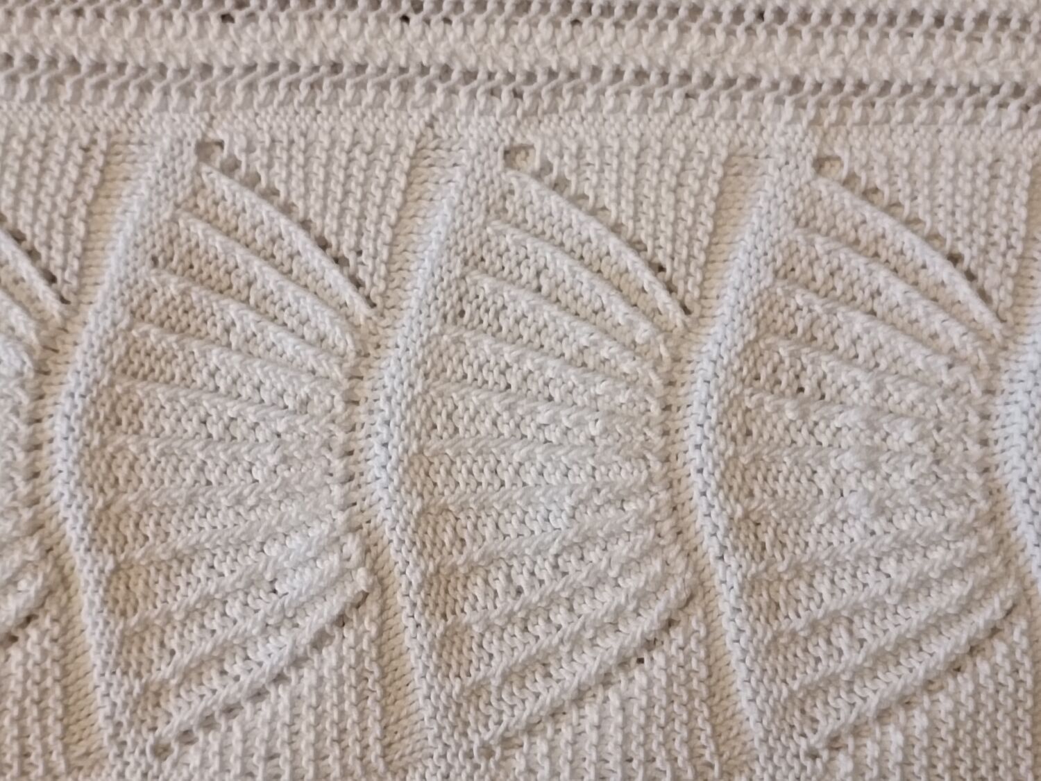 Cotton bedspread or crochet plaid