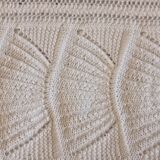 Cotton bedspread or crochet plaid