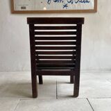 Oak children's wing chair