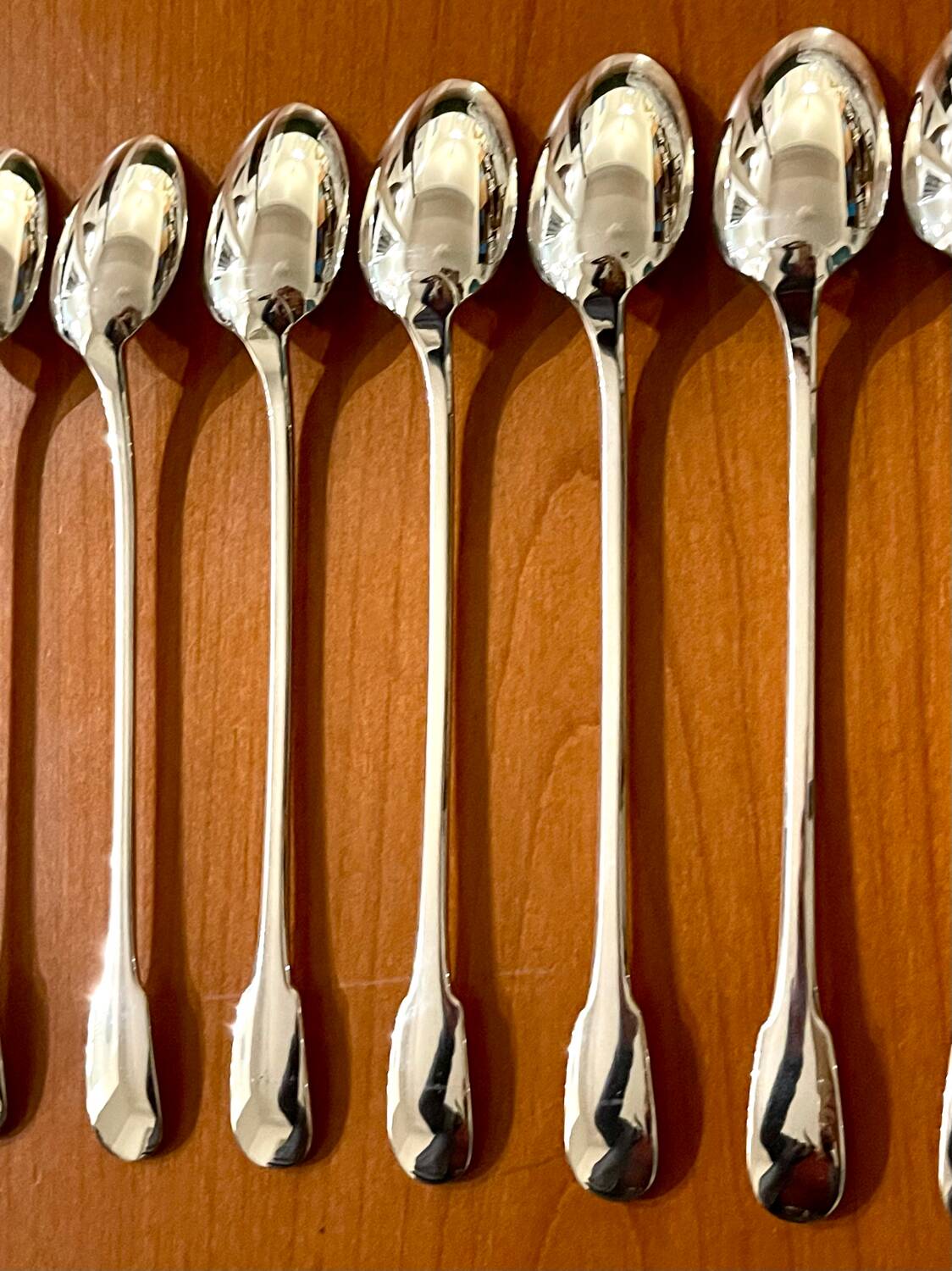 Christofle cluny 12 spoons 19.5 cm cocktail mazagran jam soda new condition