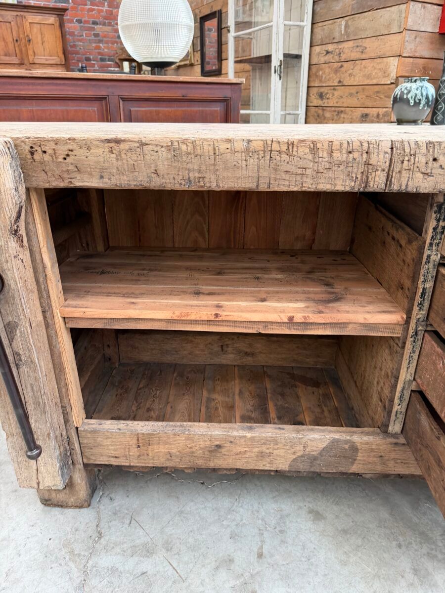 Oak desk from the early 20th century.
