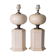 Suite of 2 table lamps from maison Le Dauphin, France 1960-1970