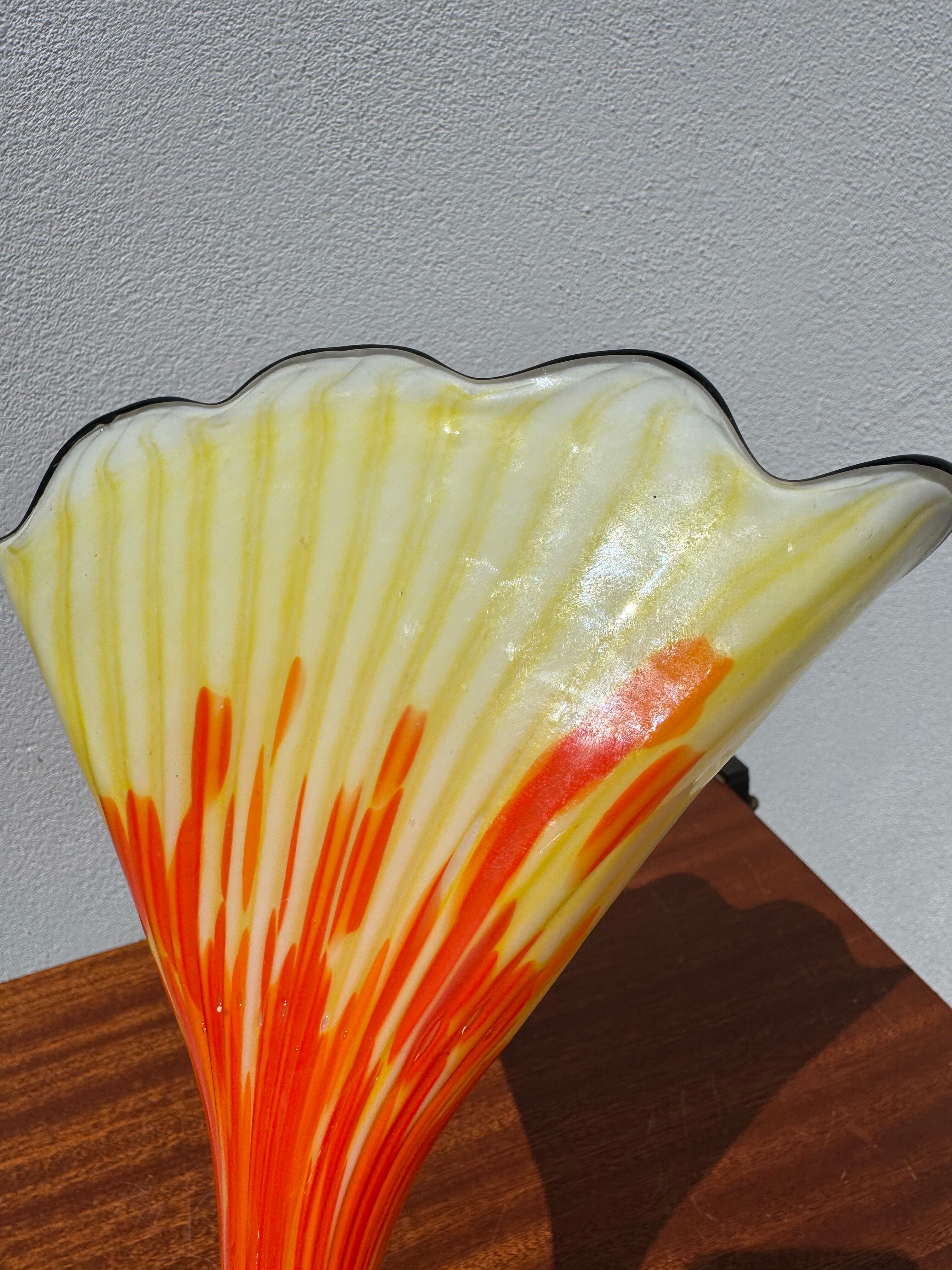 Vase éventail Franz Welz Art Déco