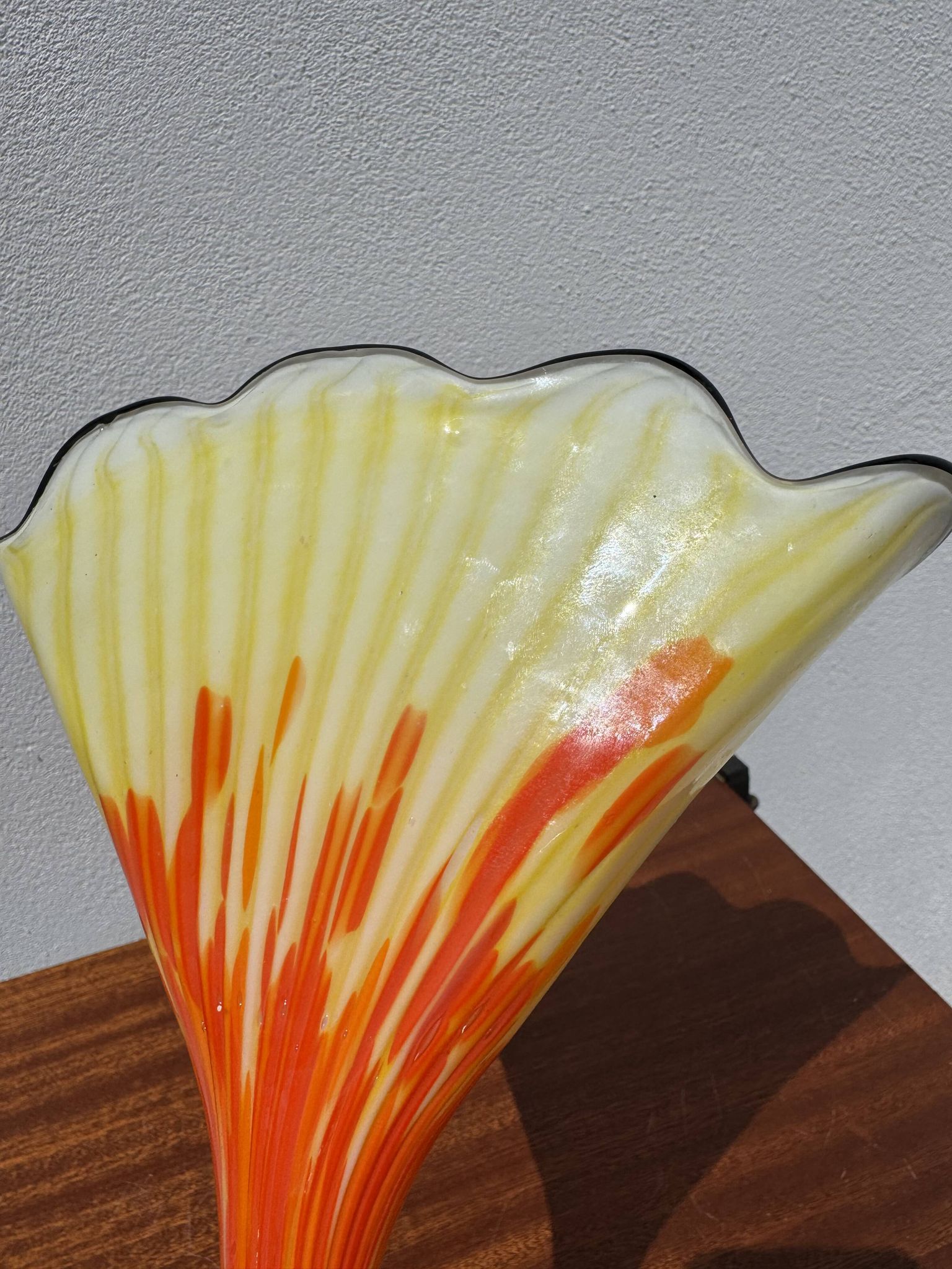 Vase éventail Franz Welz Art Déco