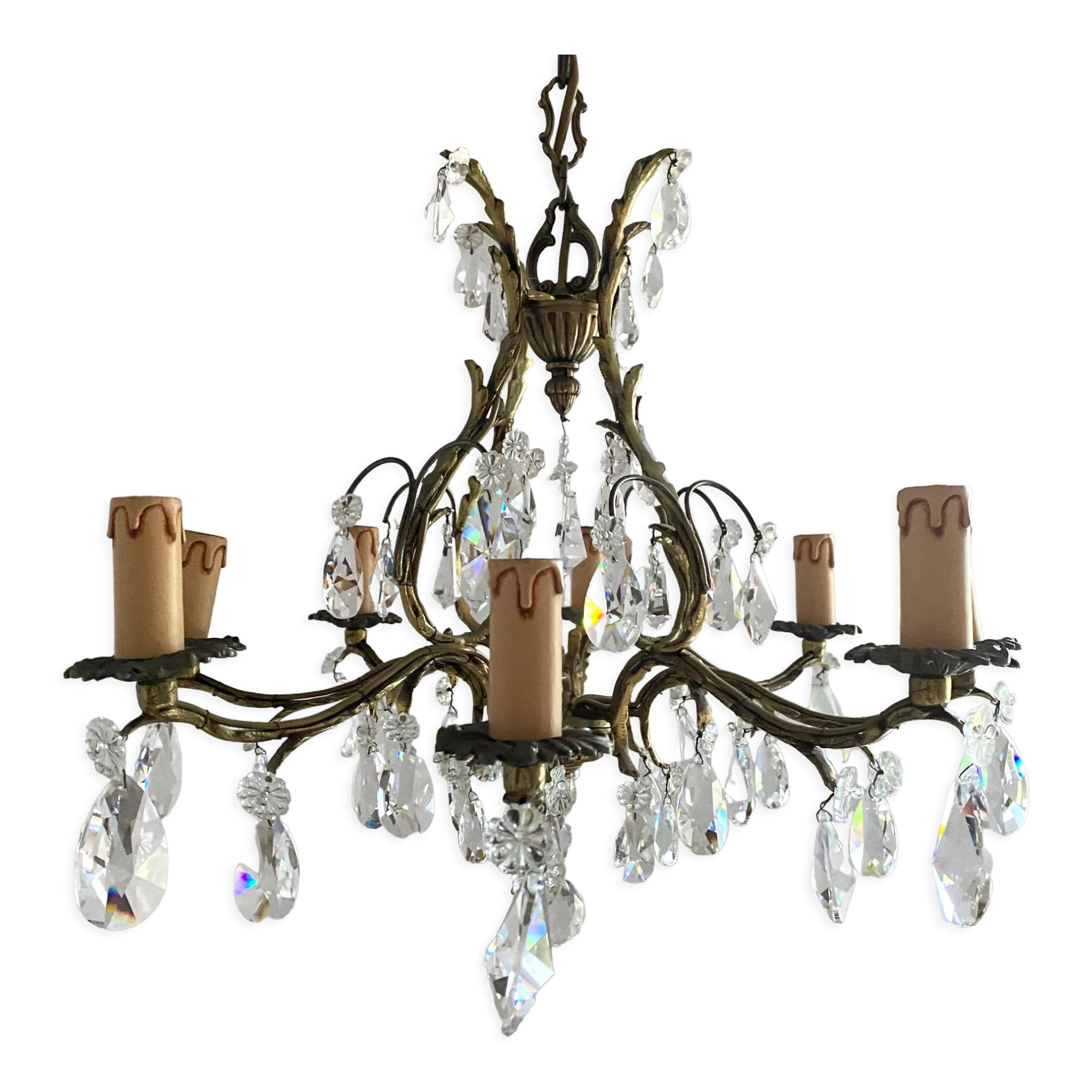 Chandelier with tassels