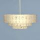 Glass and Brass Chandelier from Doria Leuchten, 1960s