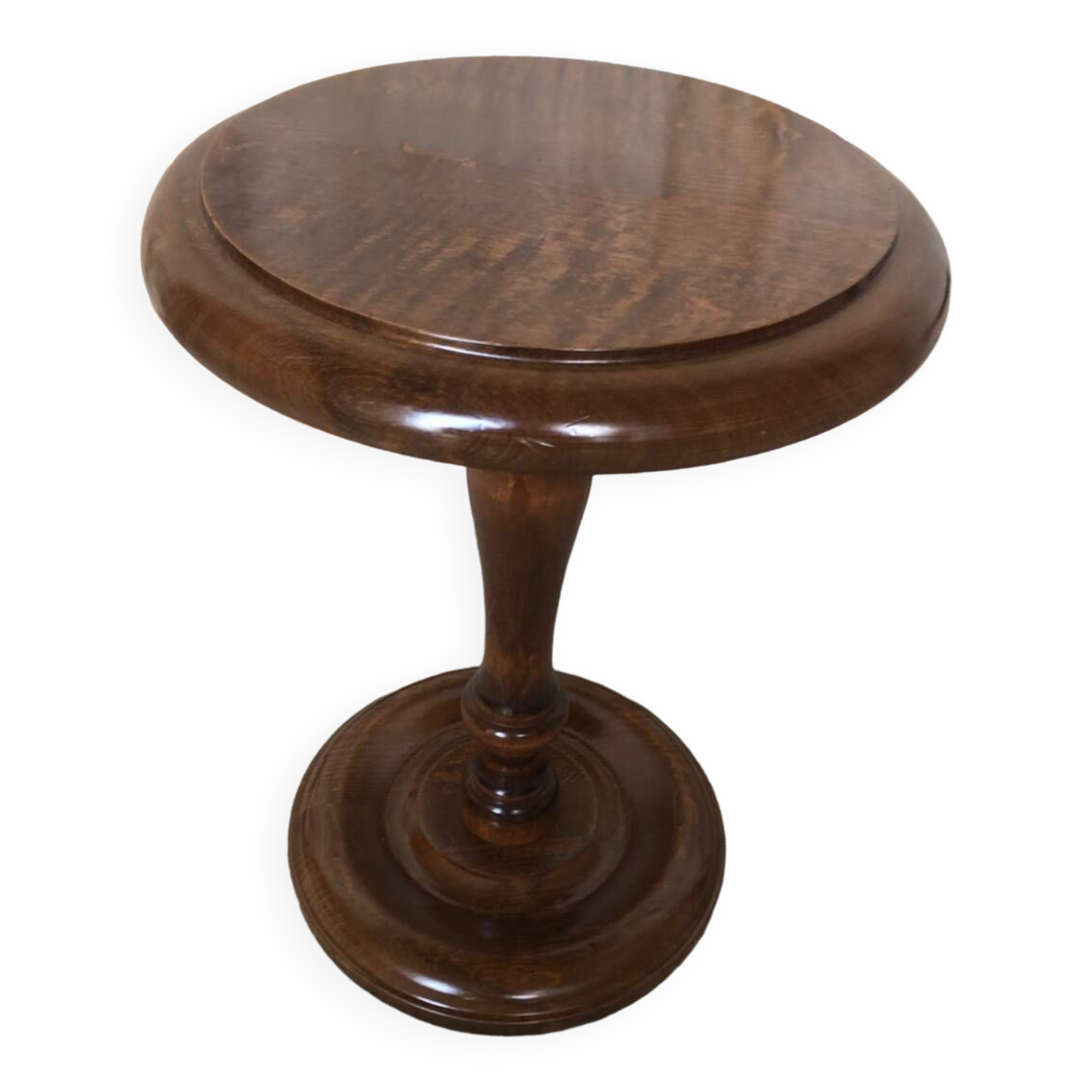 Sellette table appoint bois tourné vintage #a576