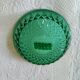Vintage emerald green glass sugar bowl, Arcoroc France