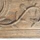 18th century carved wooden plaque bas-relief panel