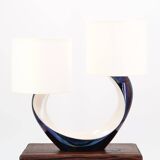 Verceram black and white ceramic lamp