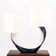 Verceram black and white ceramic lamp